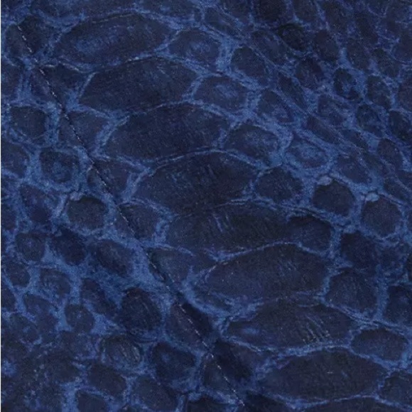 NWT FRAME Silk Snake Print High Neck Draped Cravat Collar Sleeveless Blouse XL - Picture 10 of 10